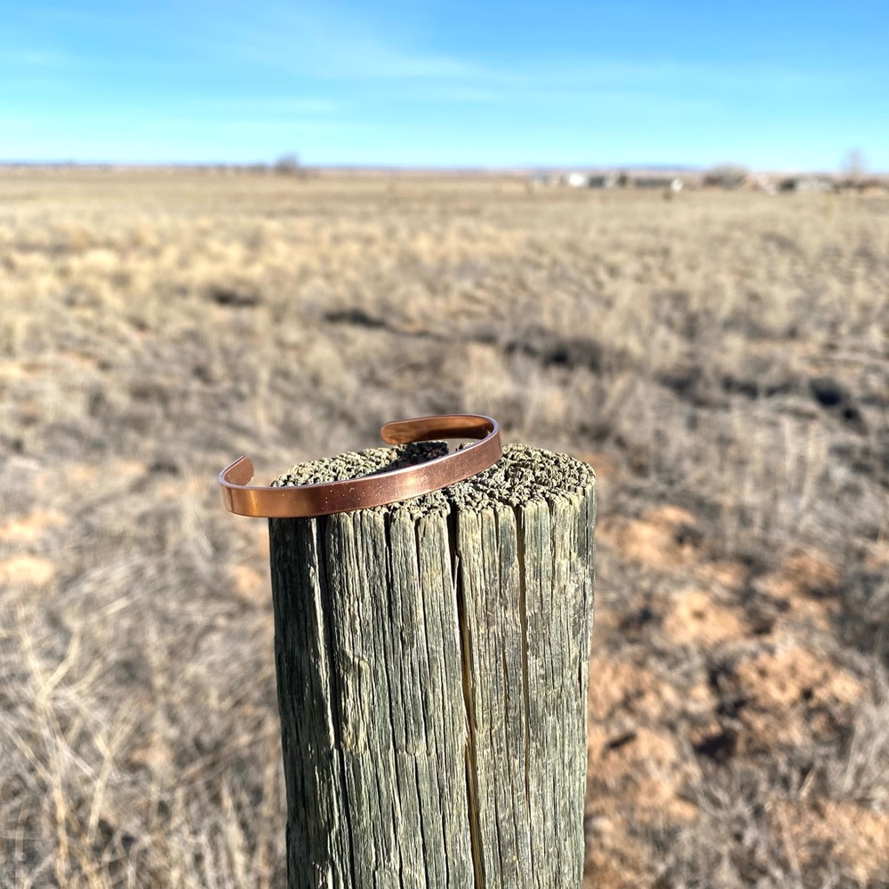 Thin Copper Bracelet